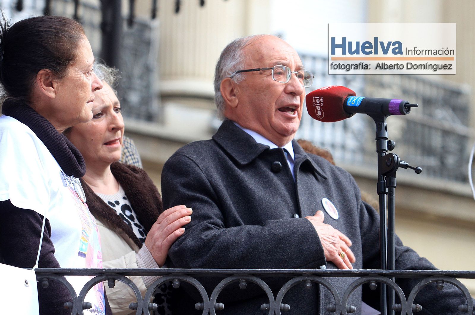 Imágenes de la manifestación contra la derogación de la prisión permanente revisable celebrada en Huelva
