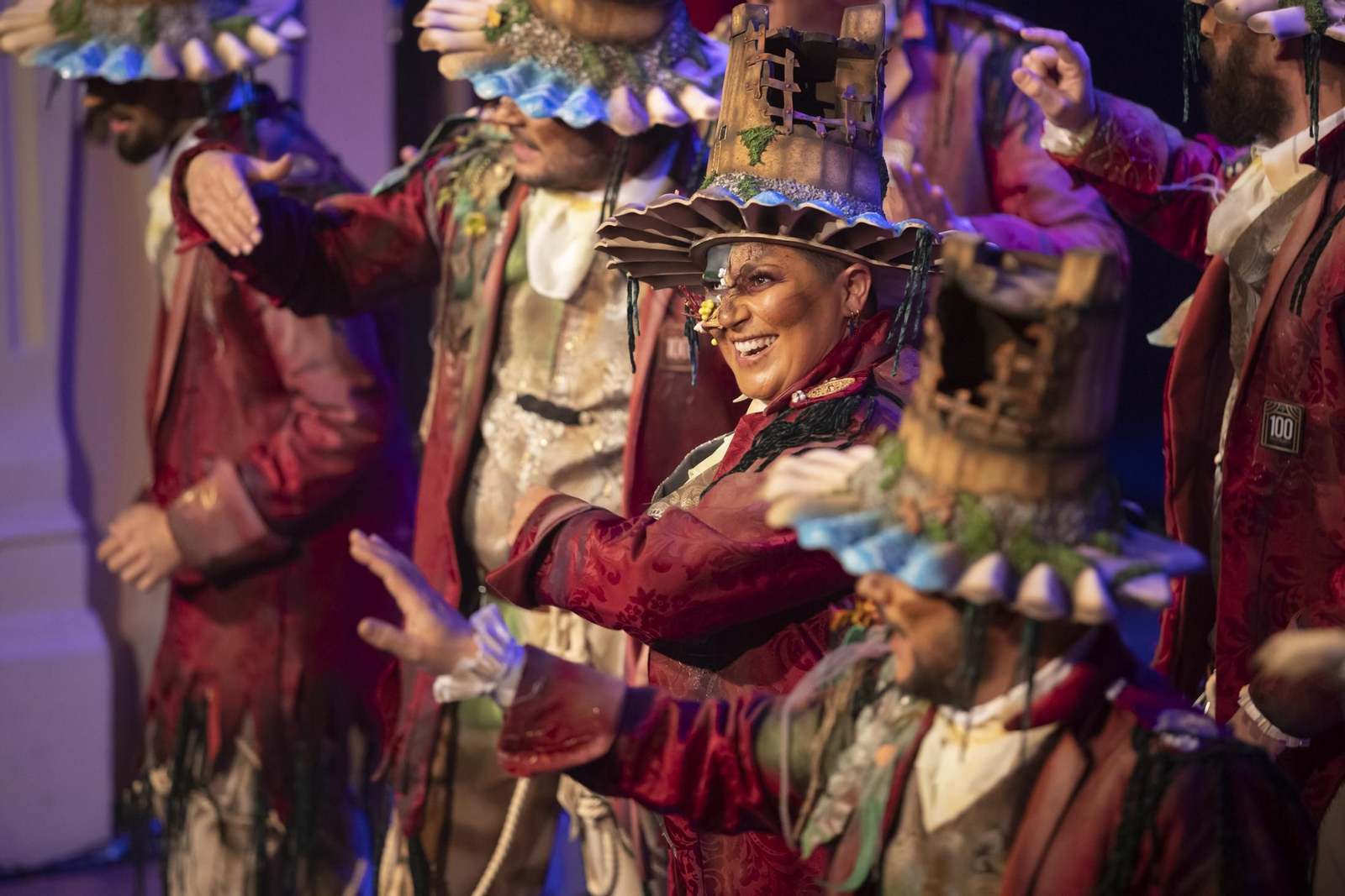 La última jornada de semifinales del Carnaval de Huelva, en imágenes