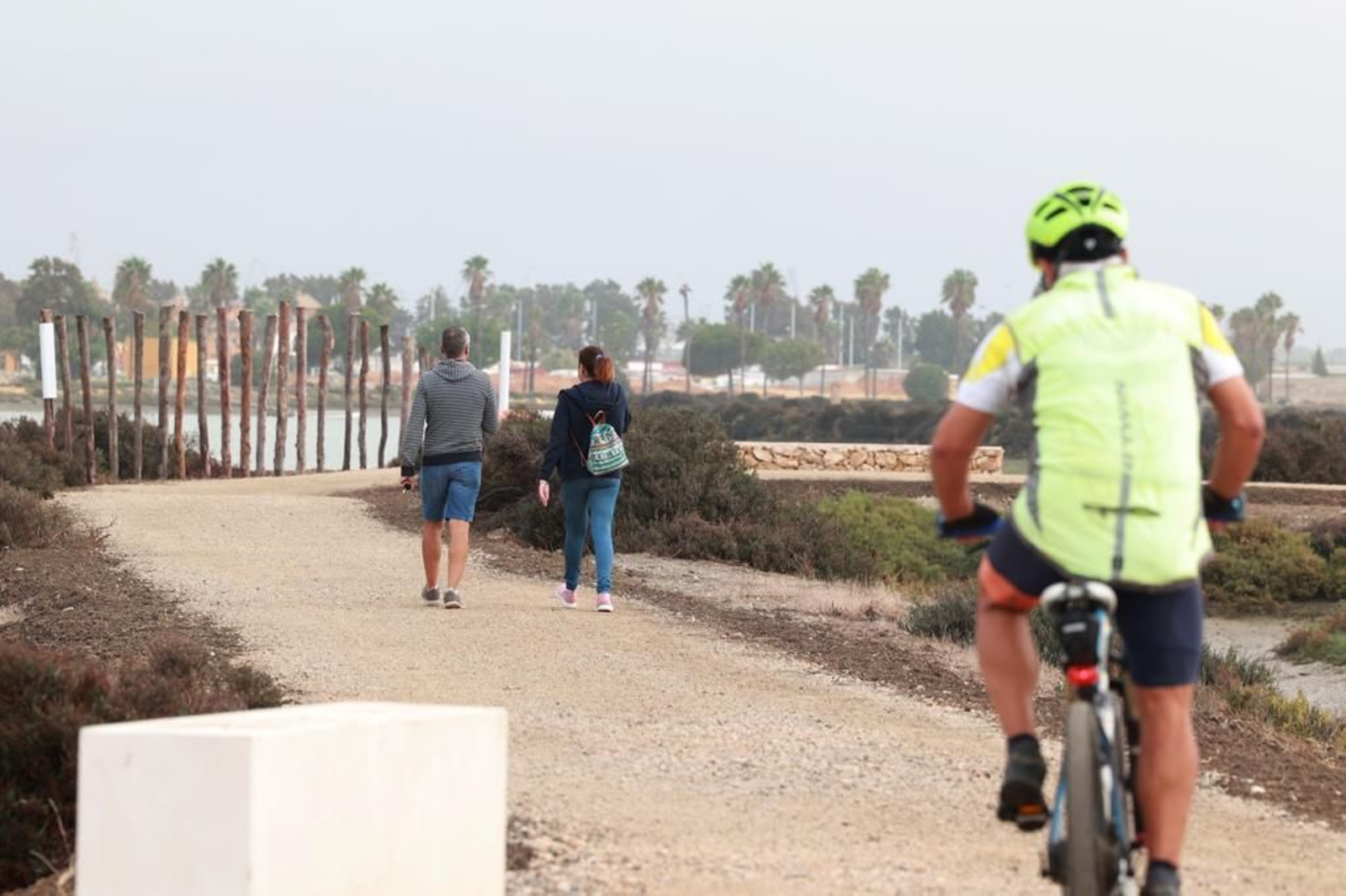 Inauguración del nuevo sendero entre San Fernando y Chiclana