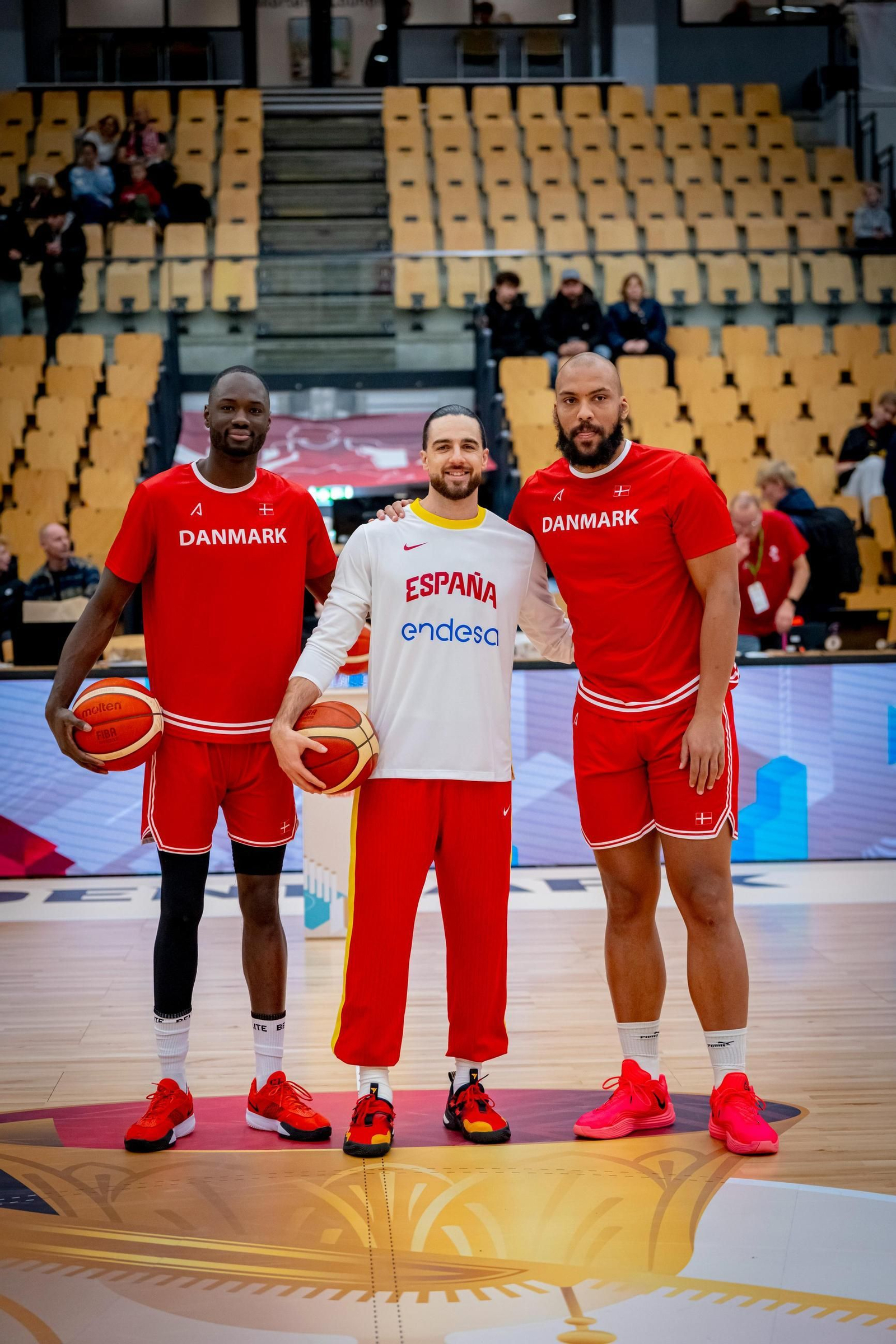Las mejores fotos del Dinamarca-España de baloncesto