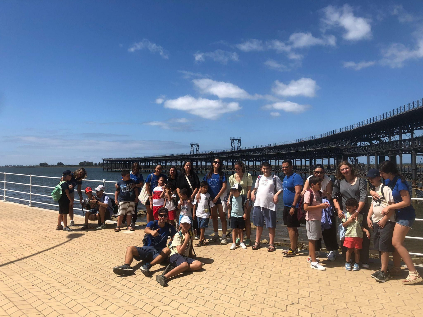 Alumnos del campamento de verano de Ánsares Huelva.