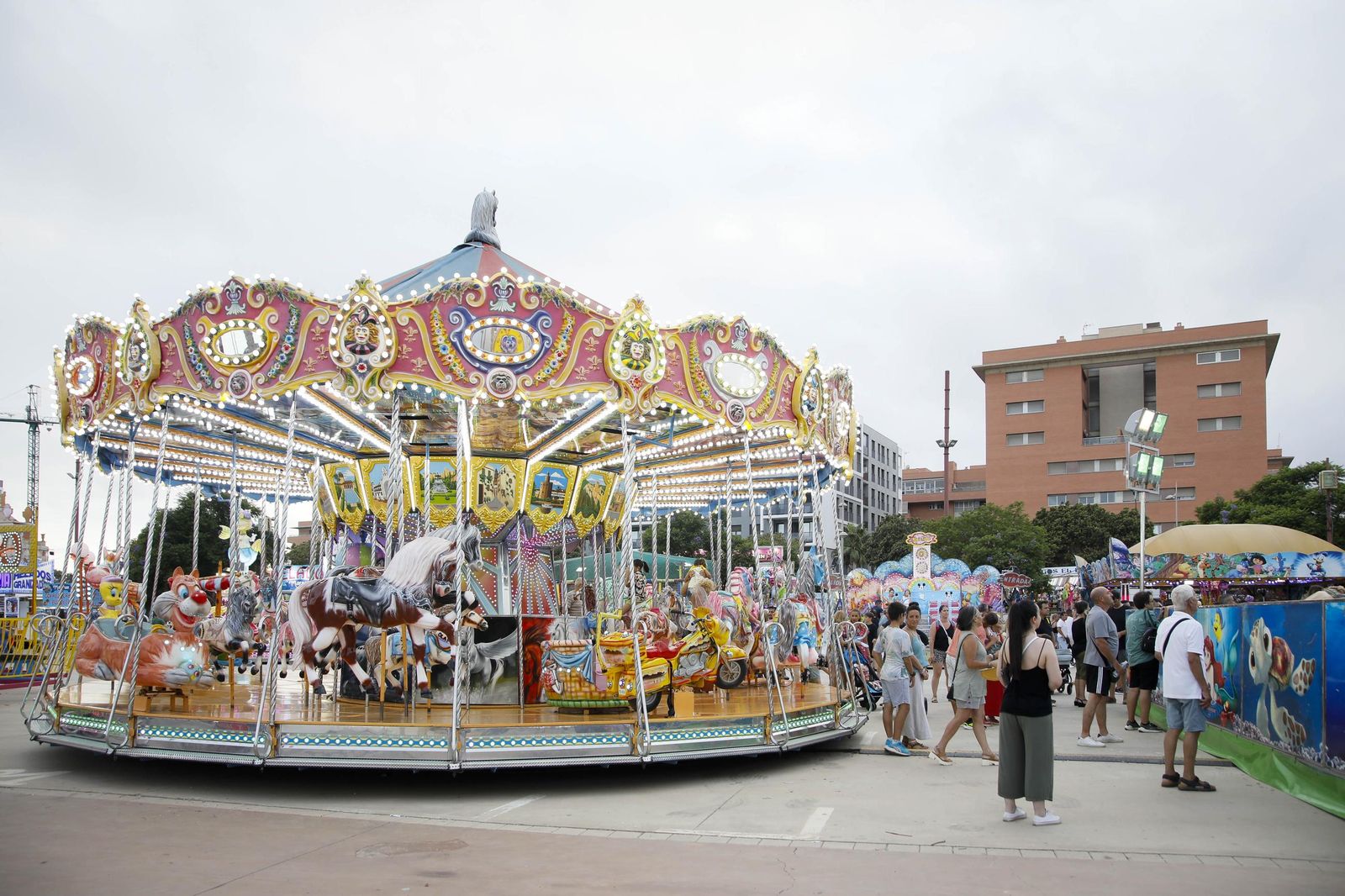 Las imágenes del lunes en la Feria de Almería sin ruidos