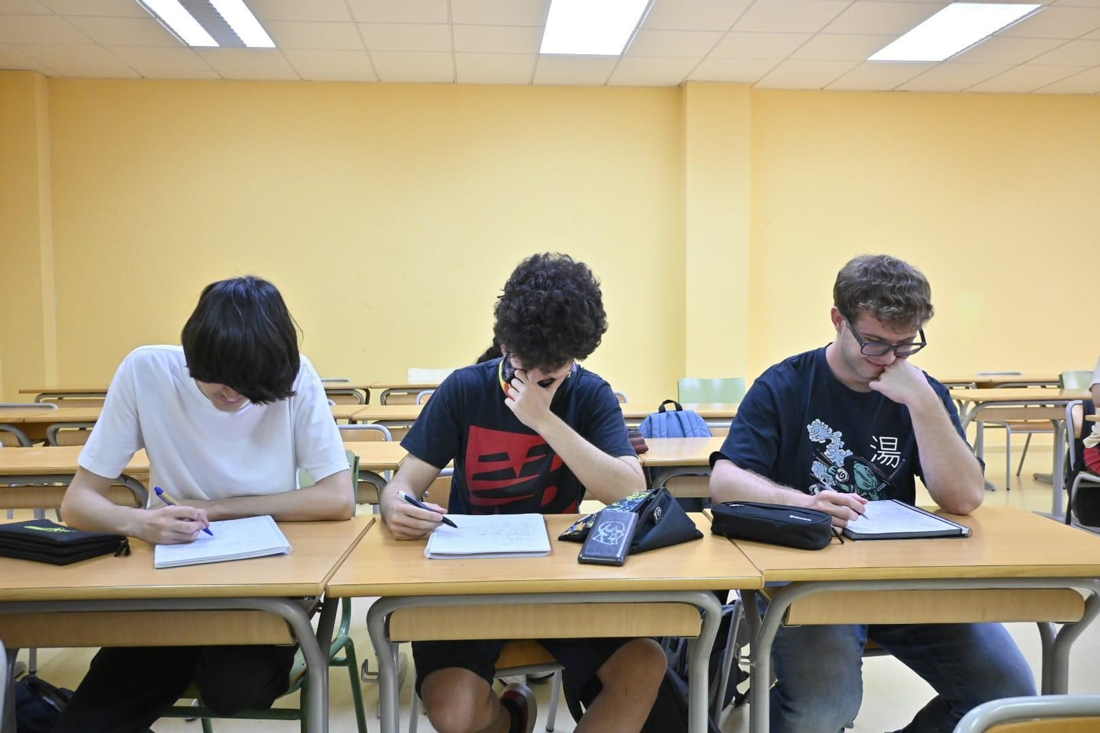 Alumnos del primer curso del Grado de Física en la UHU.