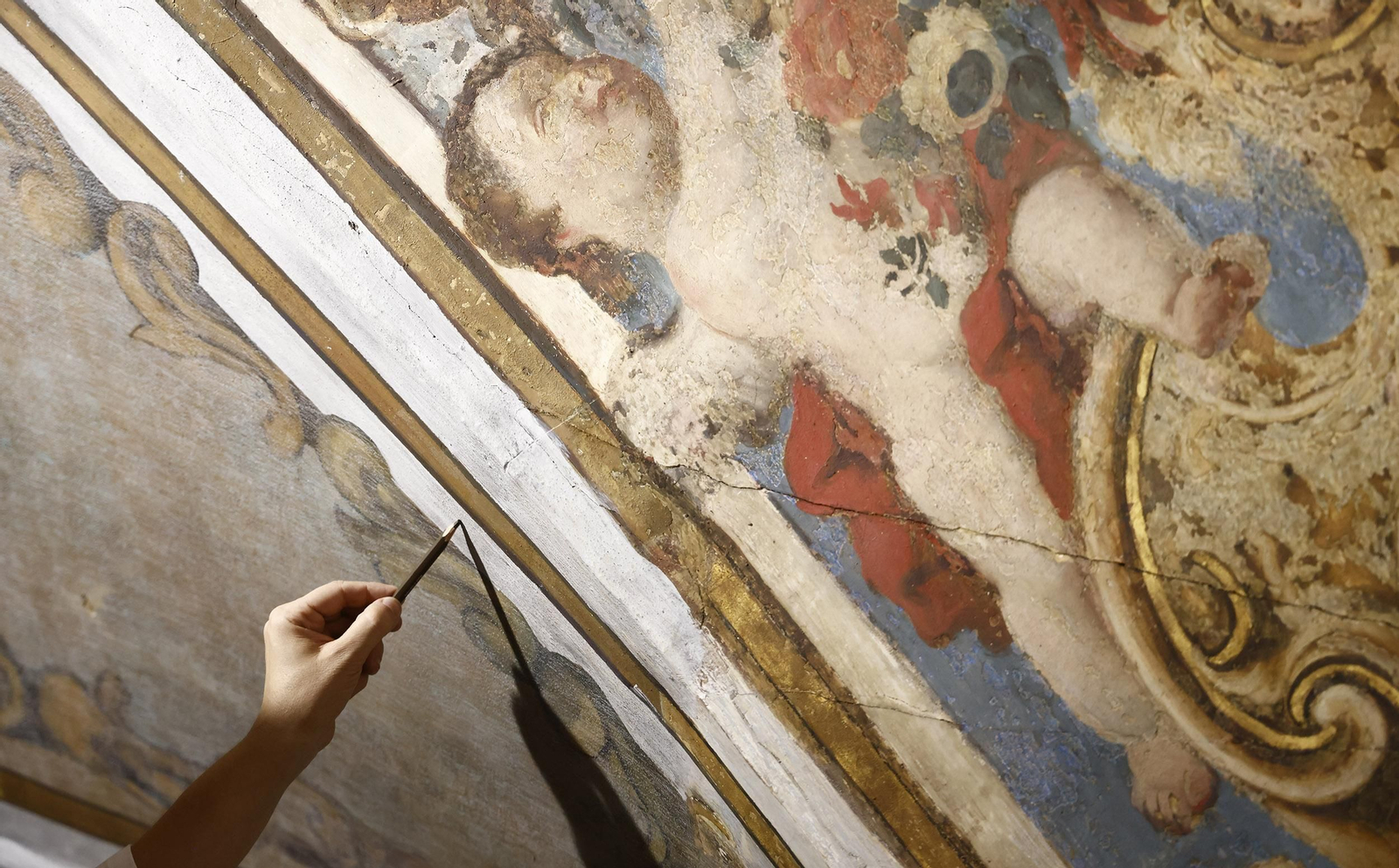 Las imágenes de la restauración de la capillita de San José