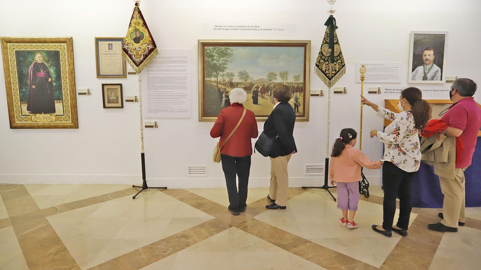 Exposición dedicada al Manuel Siurot rociero en la Casa Colón.