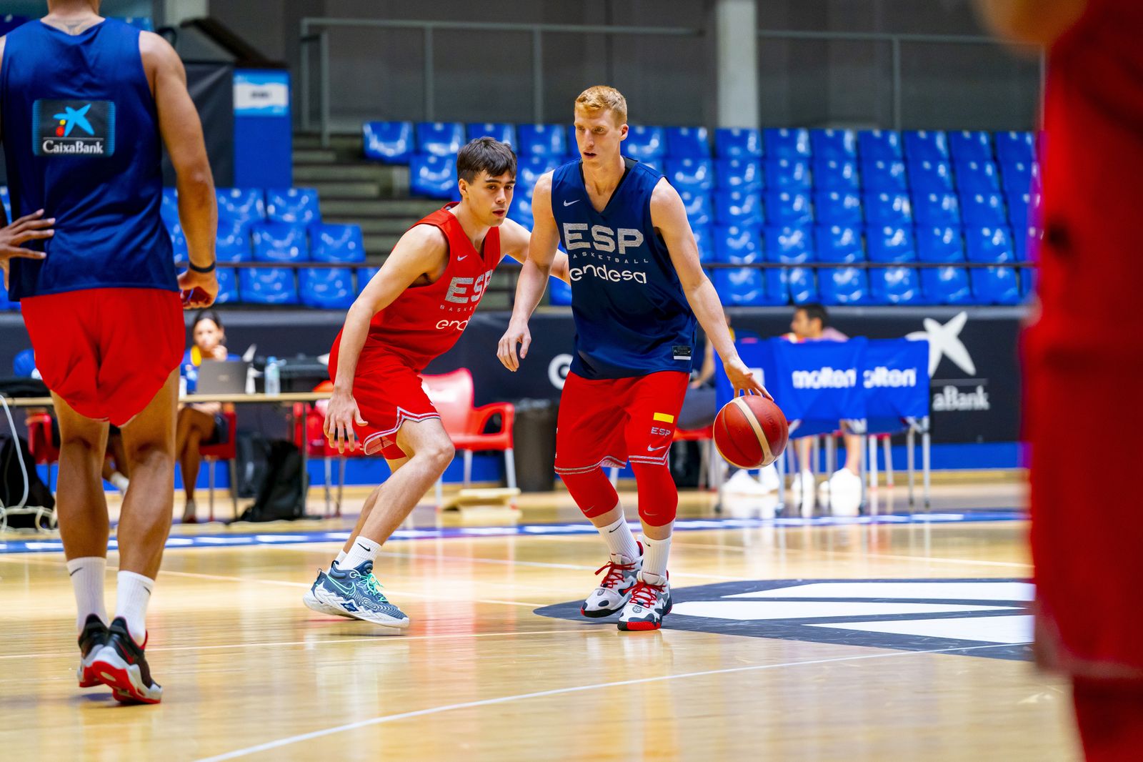 Fotos: Alberto Díaz, Brizuela y Barreiro ya entrenan con España