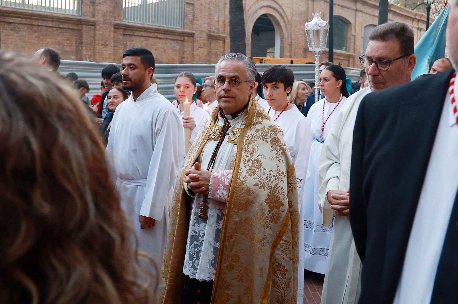 Imágenes del Rosario con la Virgen de los Ángeles