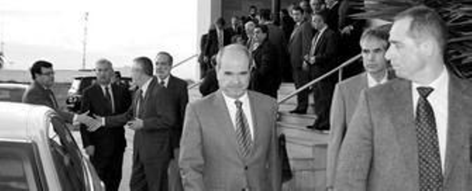 El presidente de la Junta de Andalucía, Manuel Chaves, se trasladó hasta el tanatorio de Huelva.