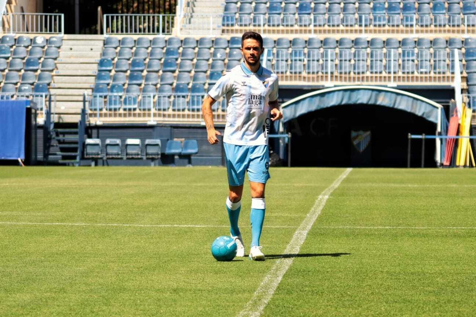 La presentación de Nelson Monte con el Málaga CF, en fotos