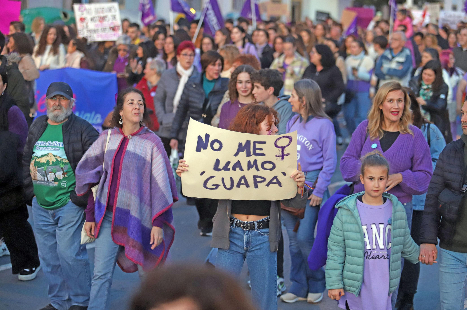 Imágenes de la manifestación del 8 de marzo, Día Internacional de la Mujer