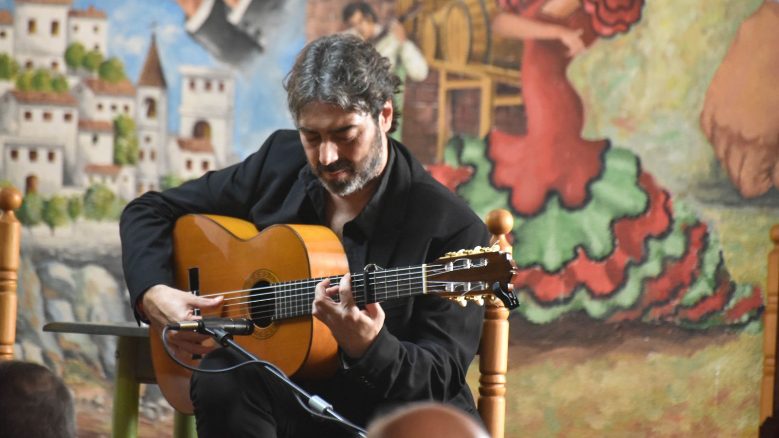 La clausura del Congreso Flamenco Antonio 'El Chaqueta' en La Peña Flamenca Cultural Linense