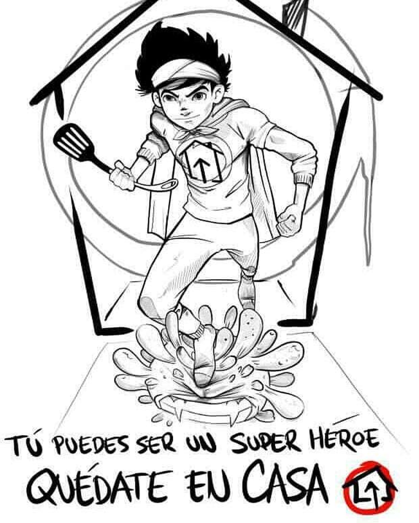 Los niños pueden ser los propios protagonistas de un cómic.