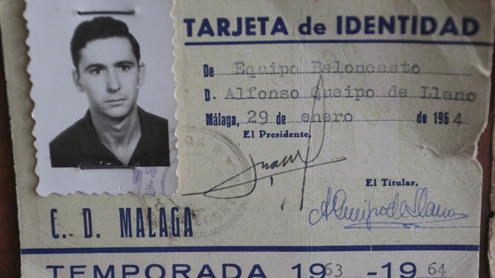Alfonso Queipo, en su etapa en el Club Deportivo Málaga. Alfonso Queipo, en su etapa en el Club Deportivo Málaga.