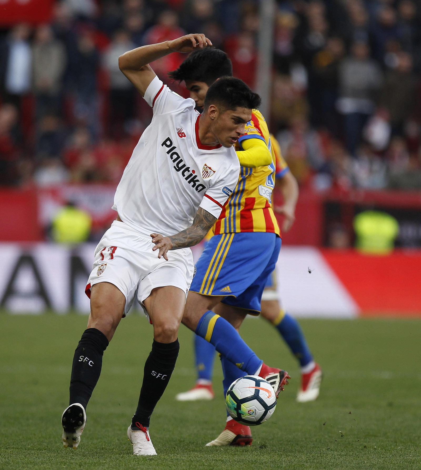 El Sevilla FC-Valencia, en imágenes
