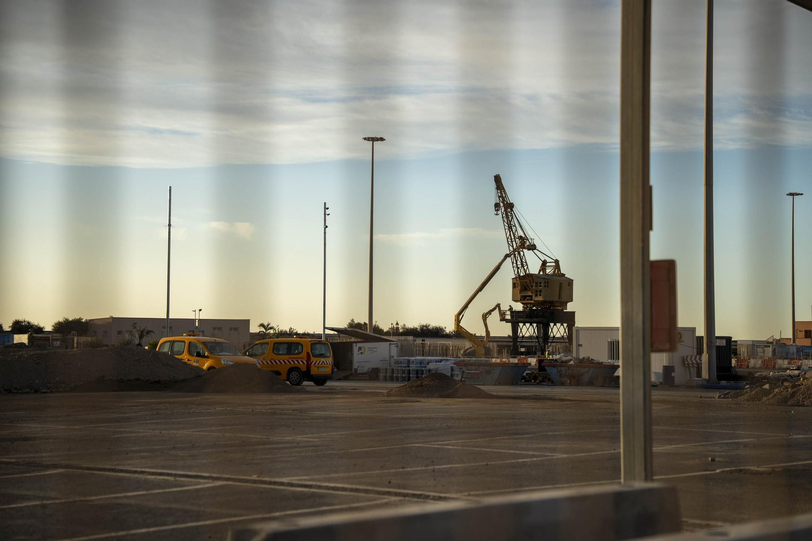 En imágenes las obras del Puerto Ciudad de Almería