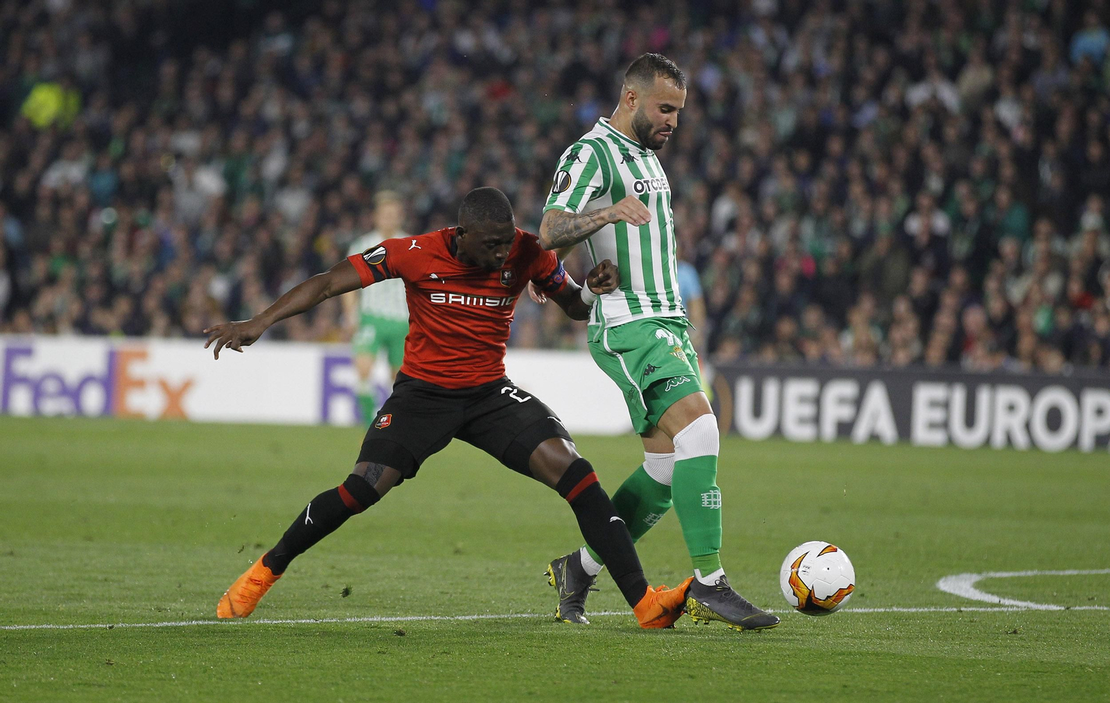 Las imágenes del Betis-Rennes