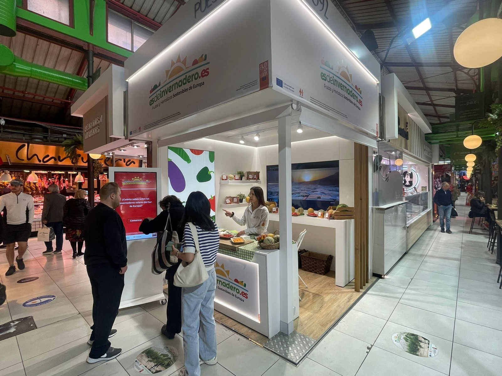 Fotos en el mercado de La Paz.