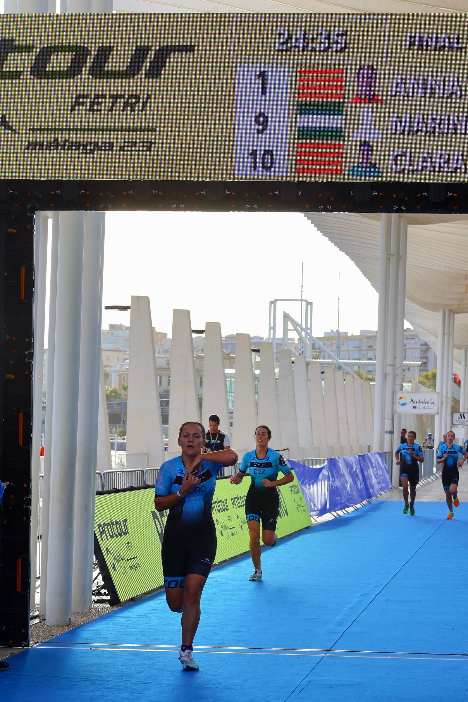 Las imágenes del Test Event de triatlón en Málaga