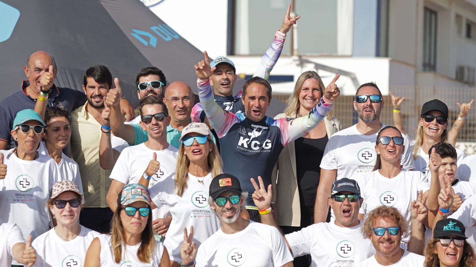 Fotos de la II concentración de paddel surf en la playa de Getares