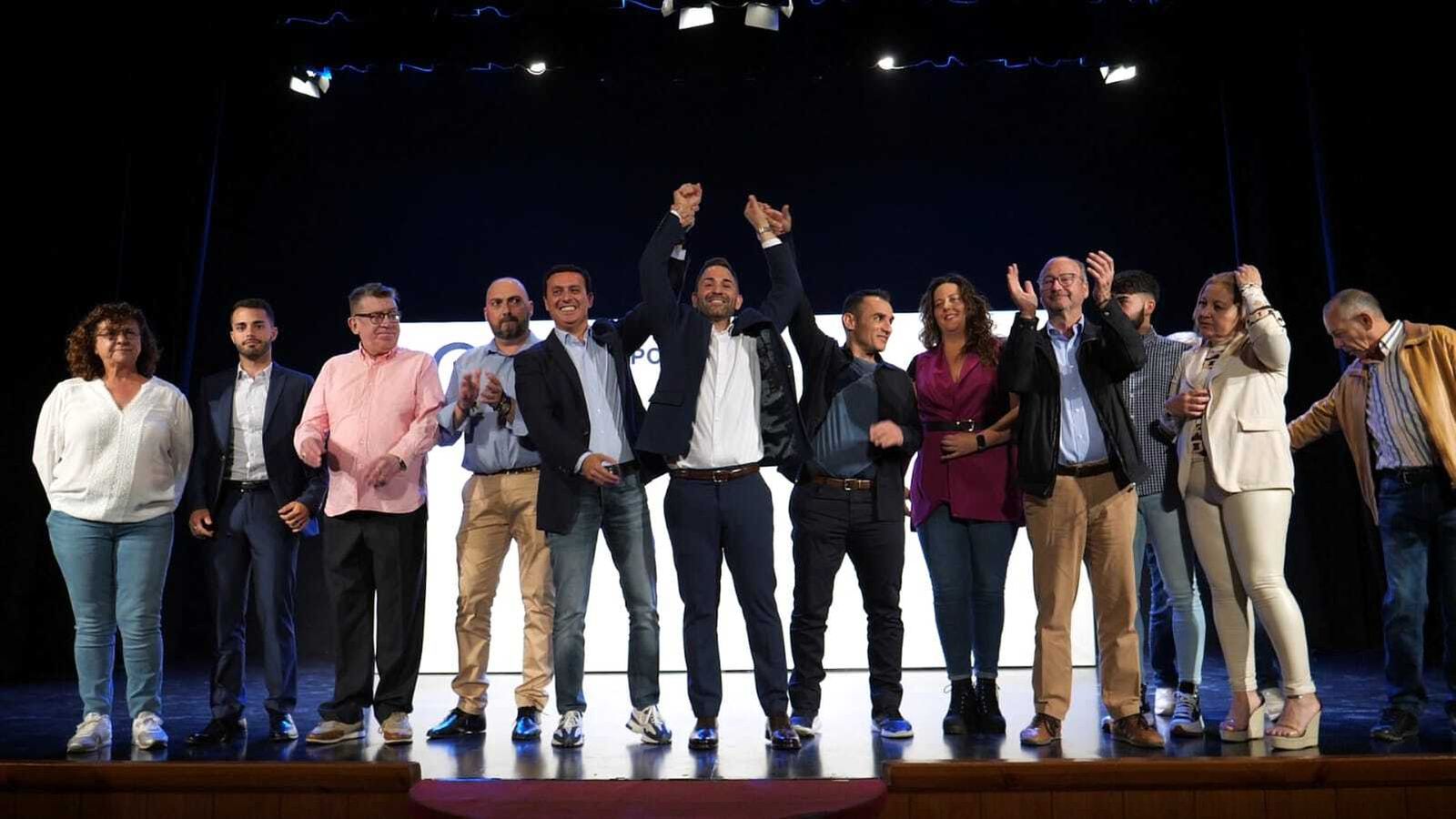 Acto de presentación de la candidatura de Sergio Domínguez en Tabernas.