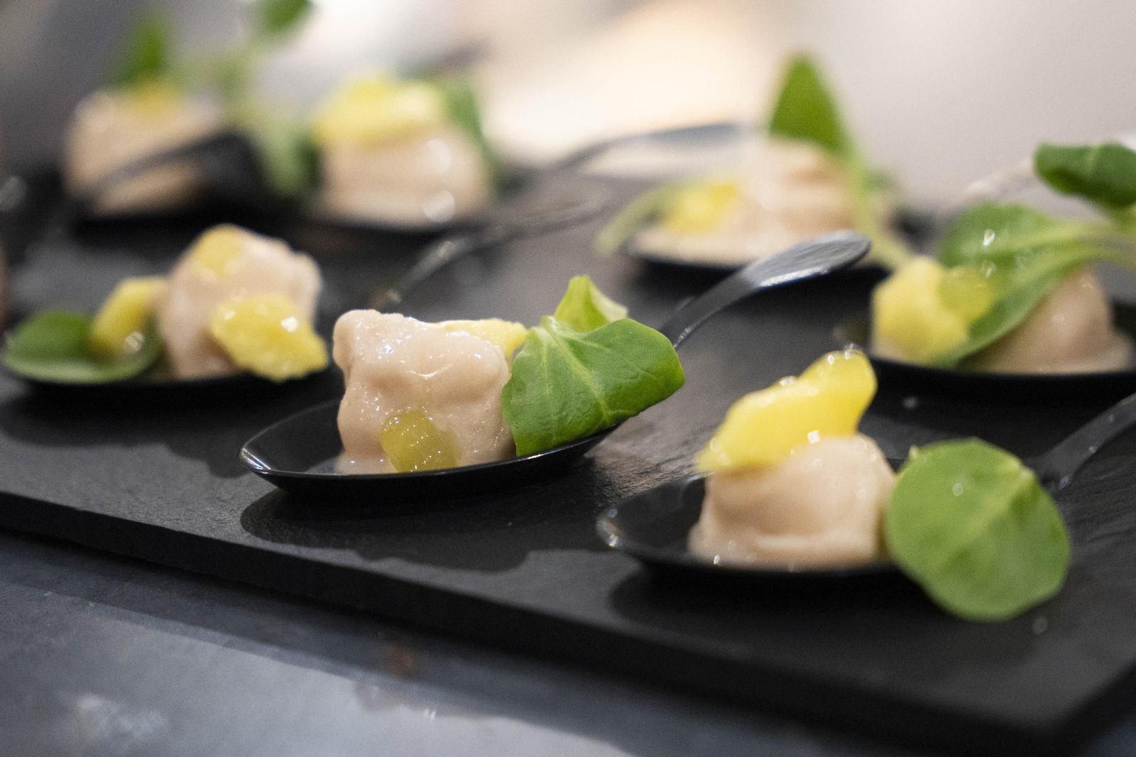 Las imágenes del delicioso sorbete gourmet de Gamba Roja de Alejandro Reyes