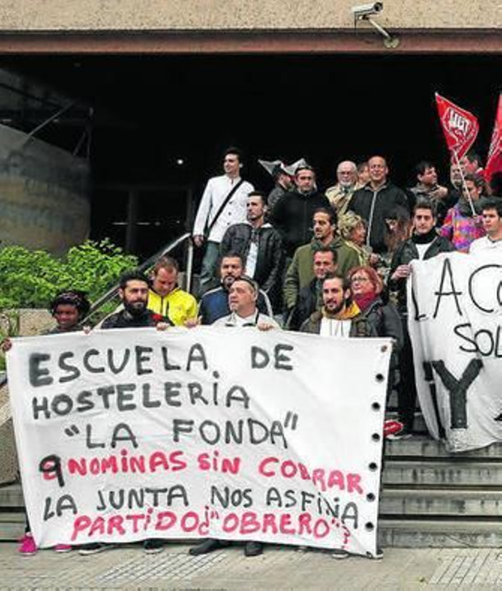 Una de las protestas de las escuelas durante el pasado curso.