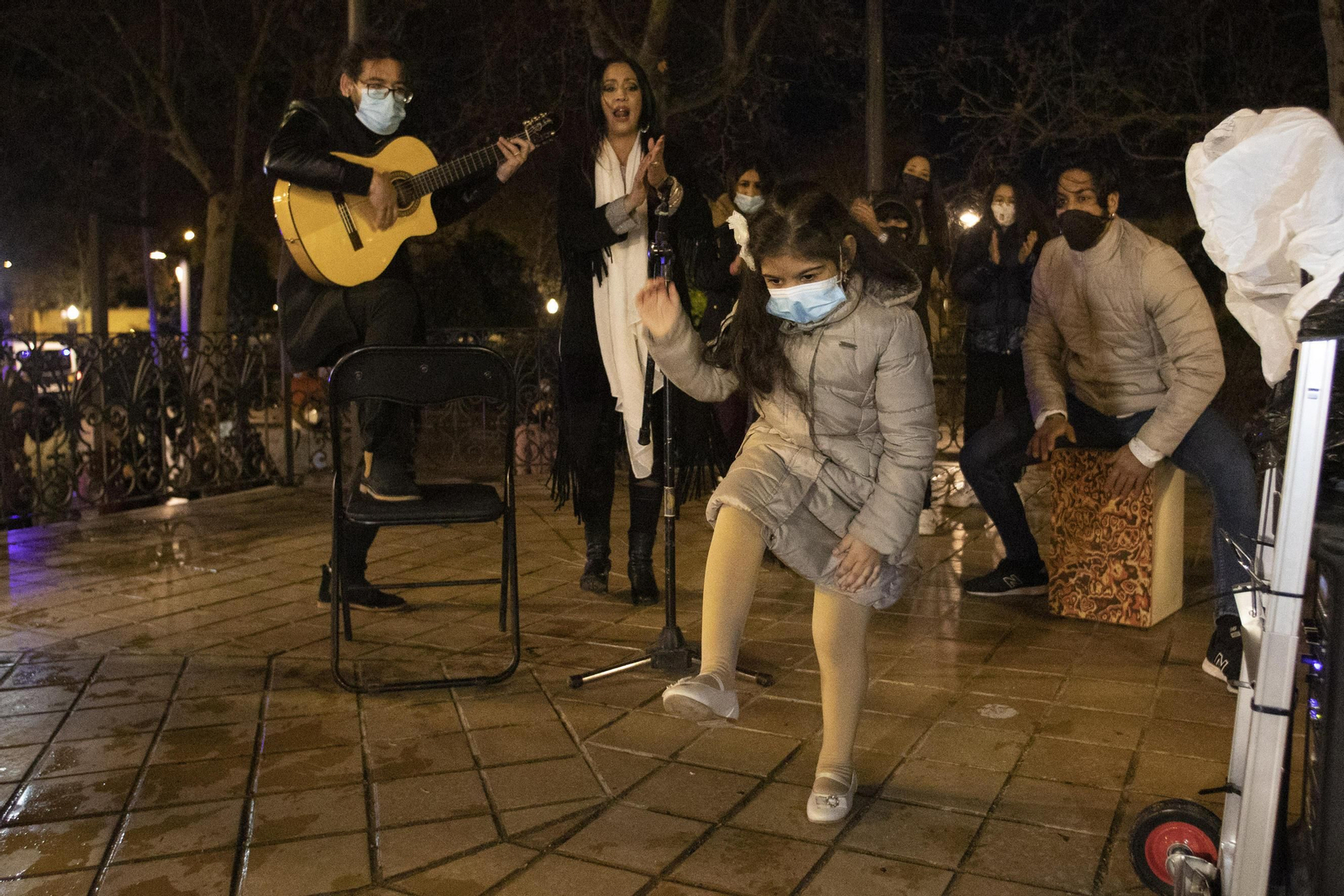 Las mejores imágenes de la manifestación feminista del 8M en Granada este 2021