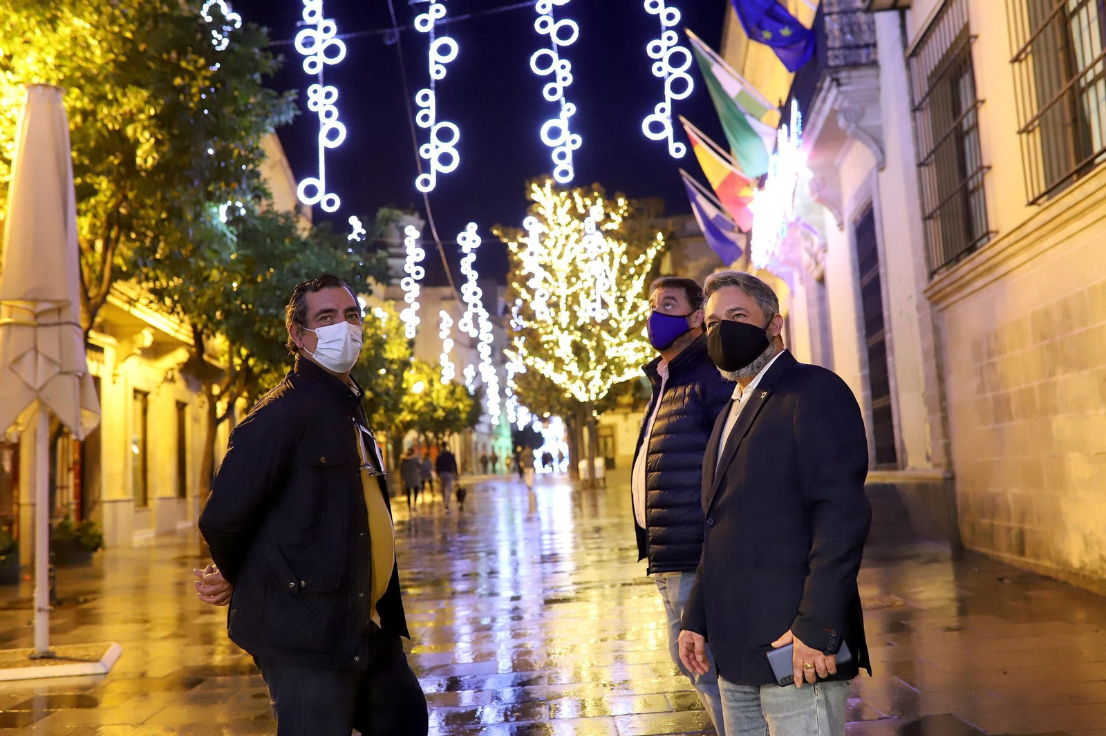 Encendido del alumbrado de Navidad 2020 en Jerez