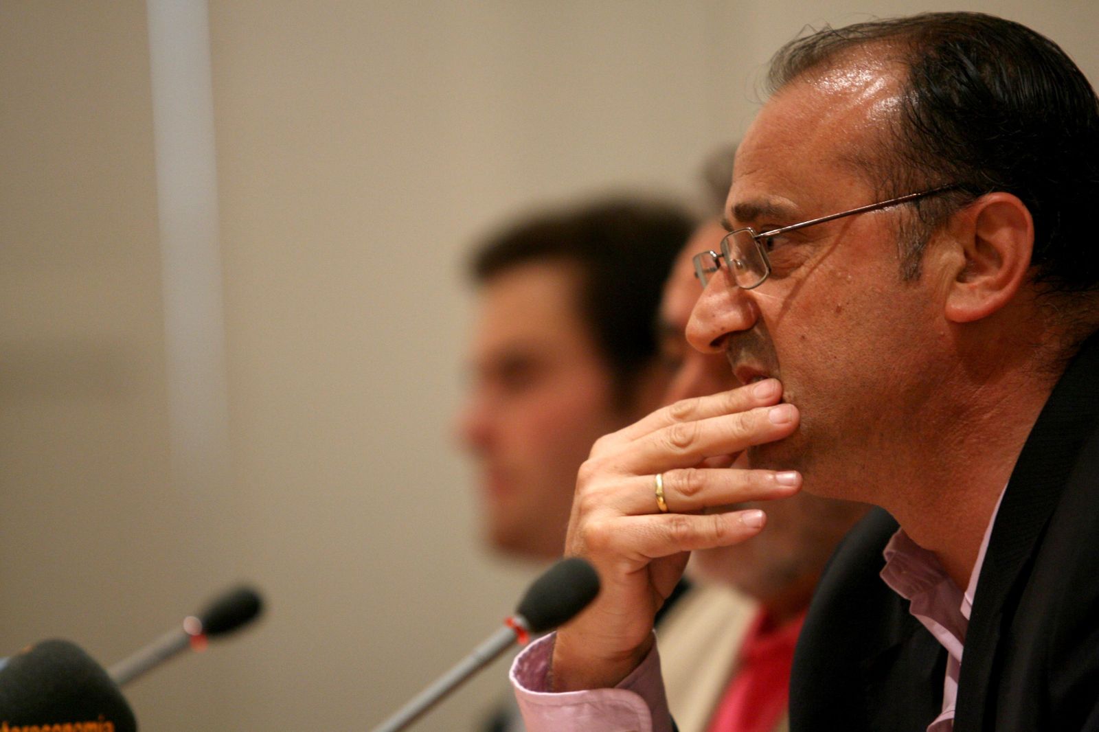 El novelista y dramaturgo malagueño Juan Luis Pinto.