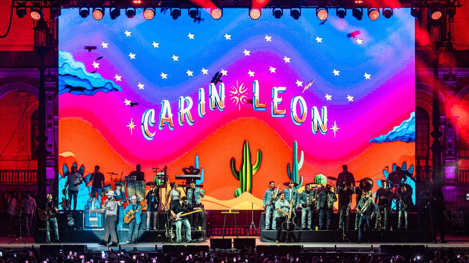 Otro momento del concierto.
