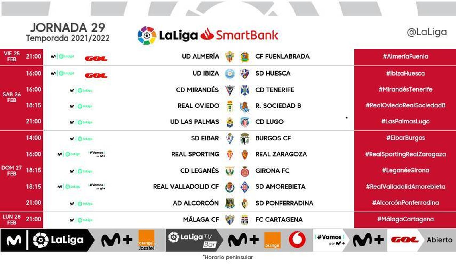 El Málaga CF - Cartagena ya tiene fecha y hora