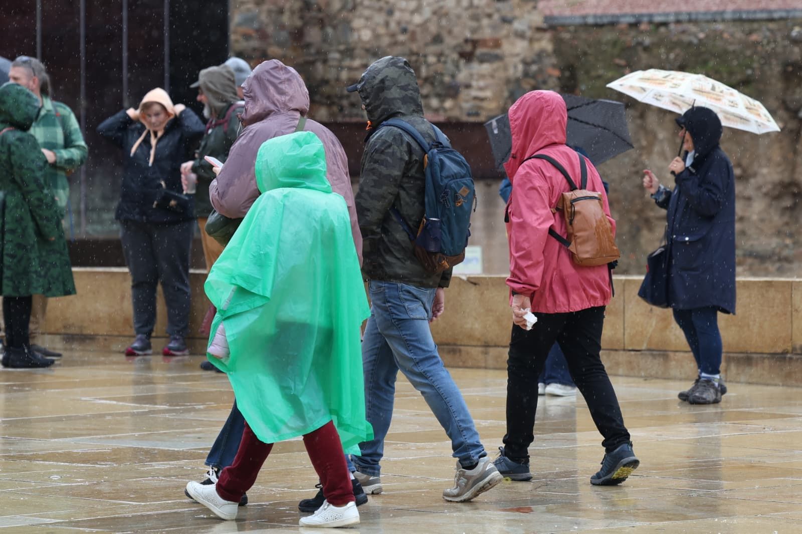 La borrasca 'Joseph' está dejando lluvias y viento intenso en Málaga.