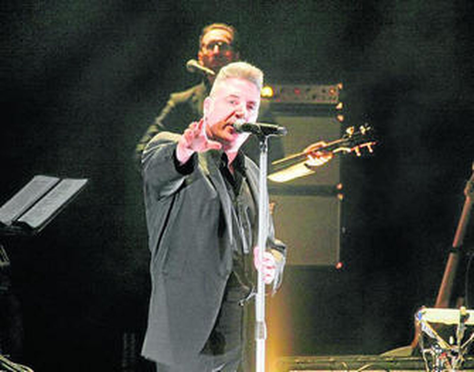 Loquillo durante su actuación en Almería el pasado febrero.