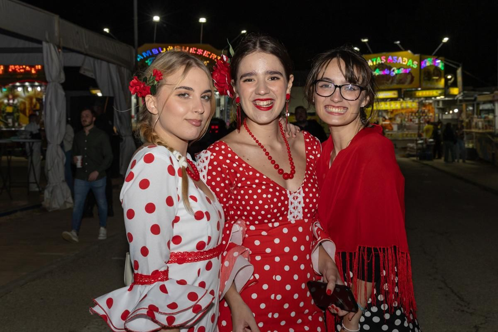Feria de San Lucas por la noche, en imágenes
