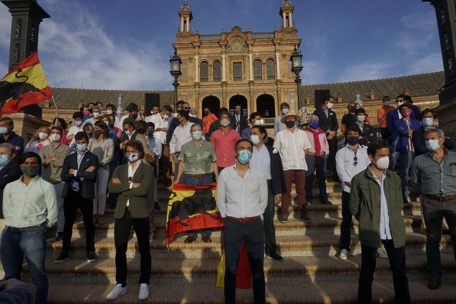 Las imágenes de la manifestación en favor de la tauromaquia