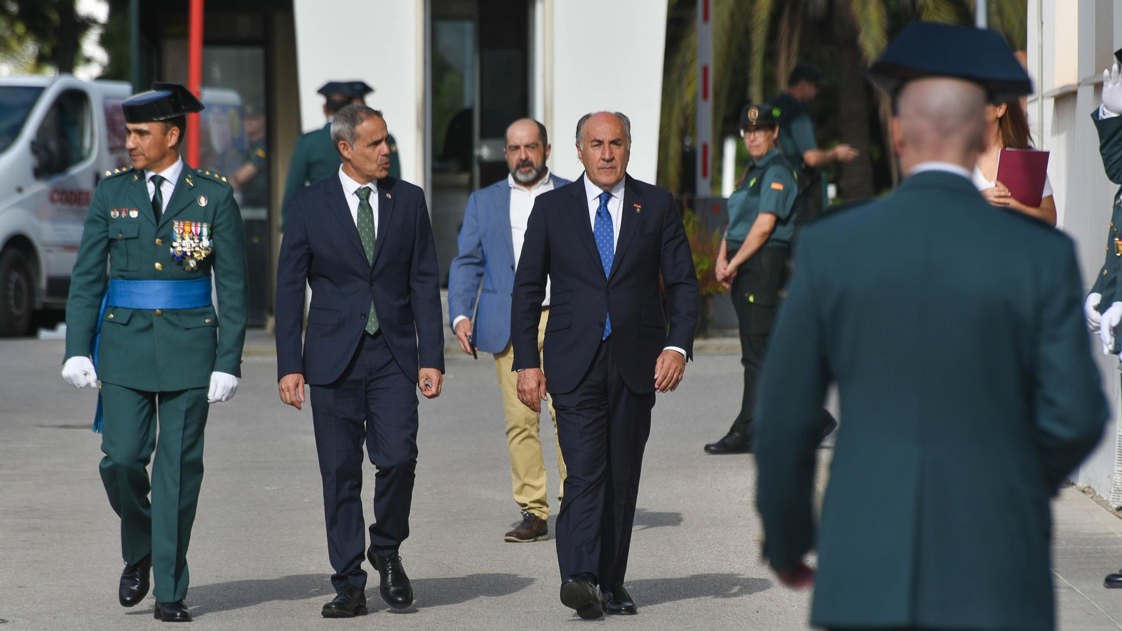 Fotos del acto por el 179 aniversario de la creación de la Guardia Civil en la Comandancia de Algeciras