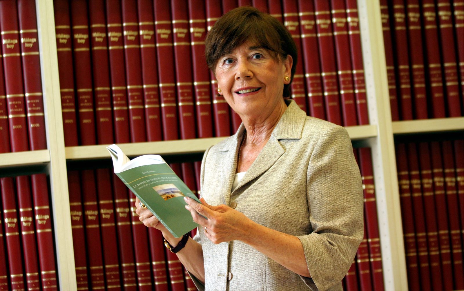 Rosa Romojaro durante una visita a Algeciras