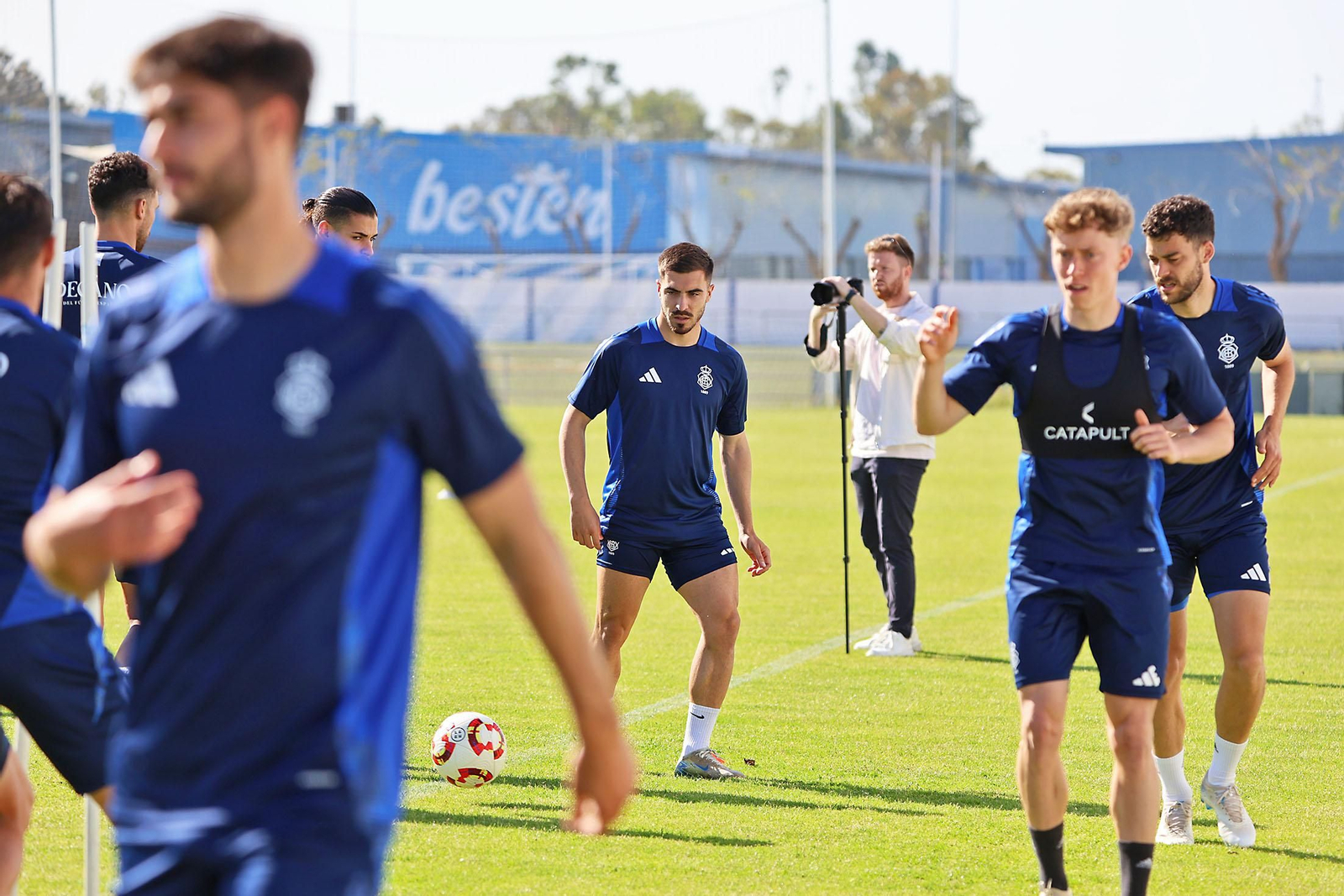 Imágenes del entrenamiento del Recreativo de Huelva