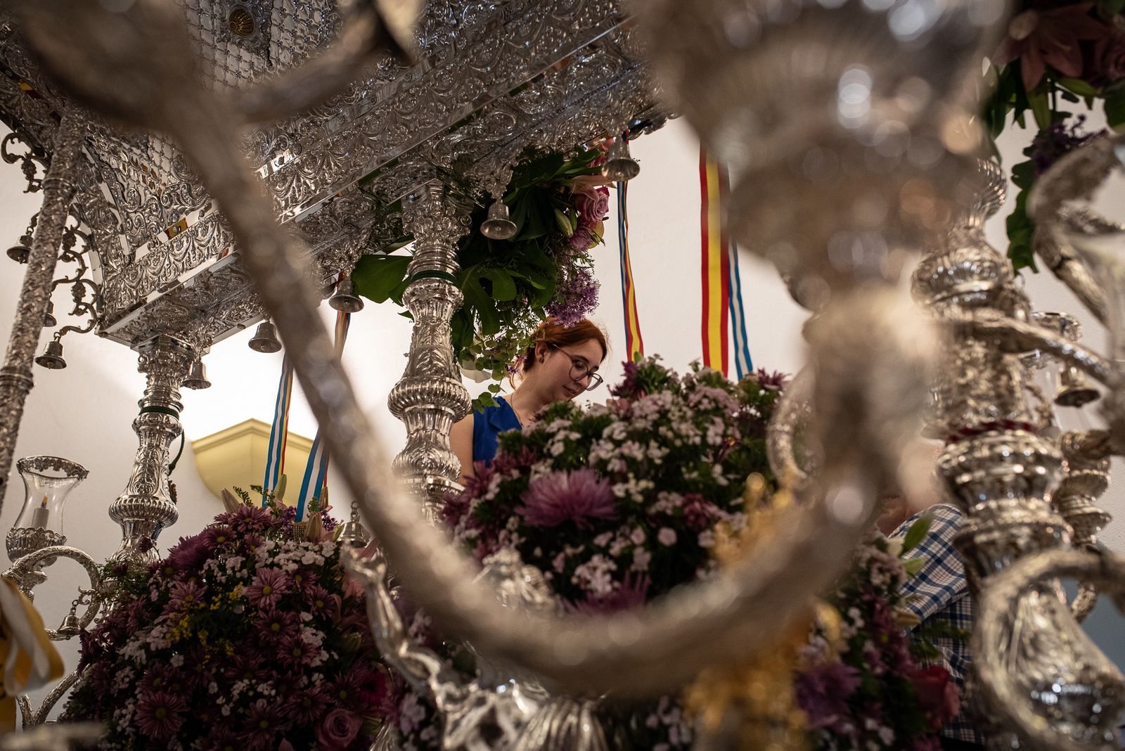 Imágenes de los preparativos de la Hdad de Emigrantes