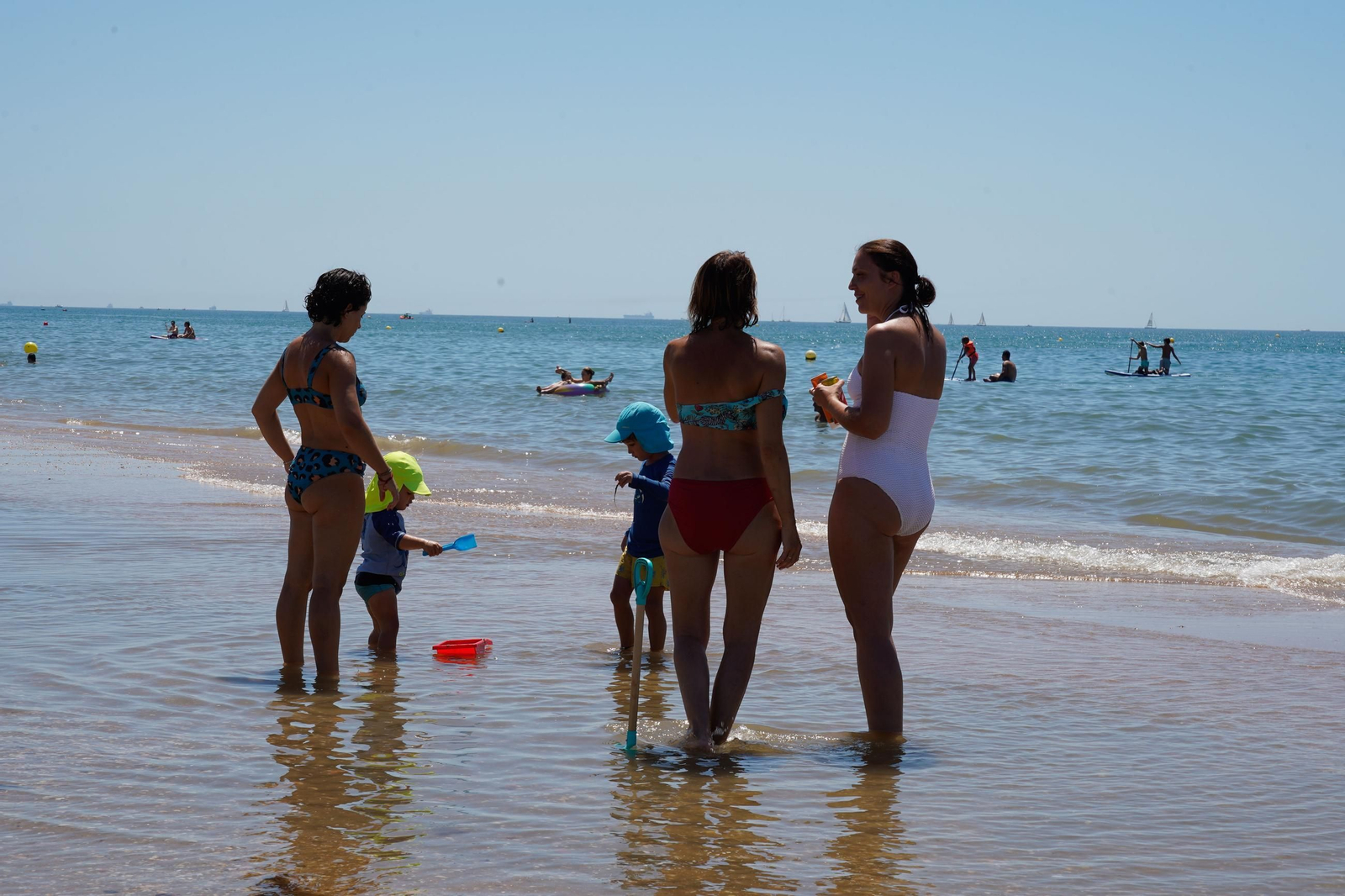 Imágenes de las playas de Huelva el sábado 17 de agosto