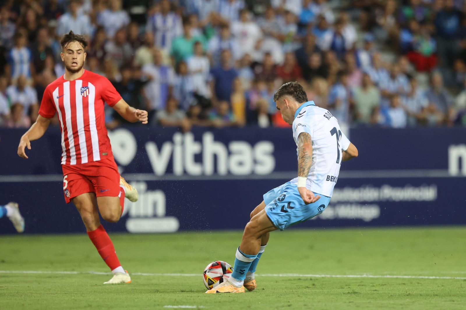 El Málaga CF-Atlético de Madrid B, en fotos