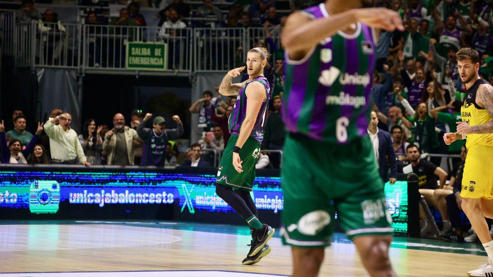 El Unicaja-La Laguna Tenerife, en fotos