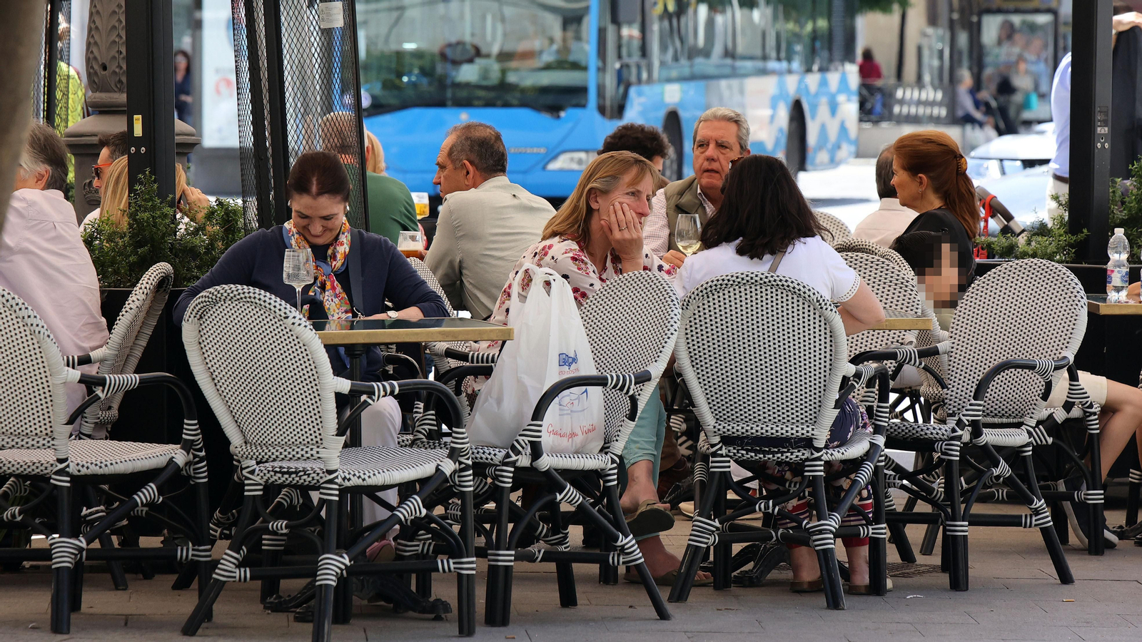 El centro de Jerez lleno este sábado