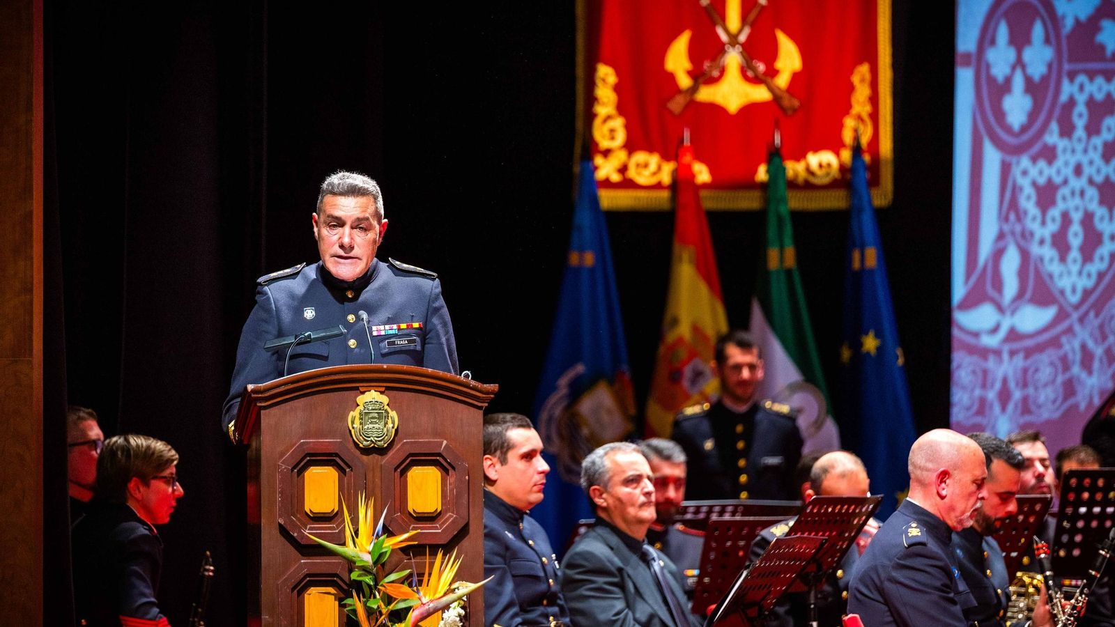Homenaje al Rey en forma de concierto: la banda de Tercio Sur conmemora el X aniversario del reinado de Felipe VI Homenaje al Rey en forma de concierto: la banda de Tercio Sur conmemora el X aniversario del reinado de Felipe VI