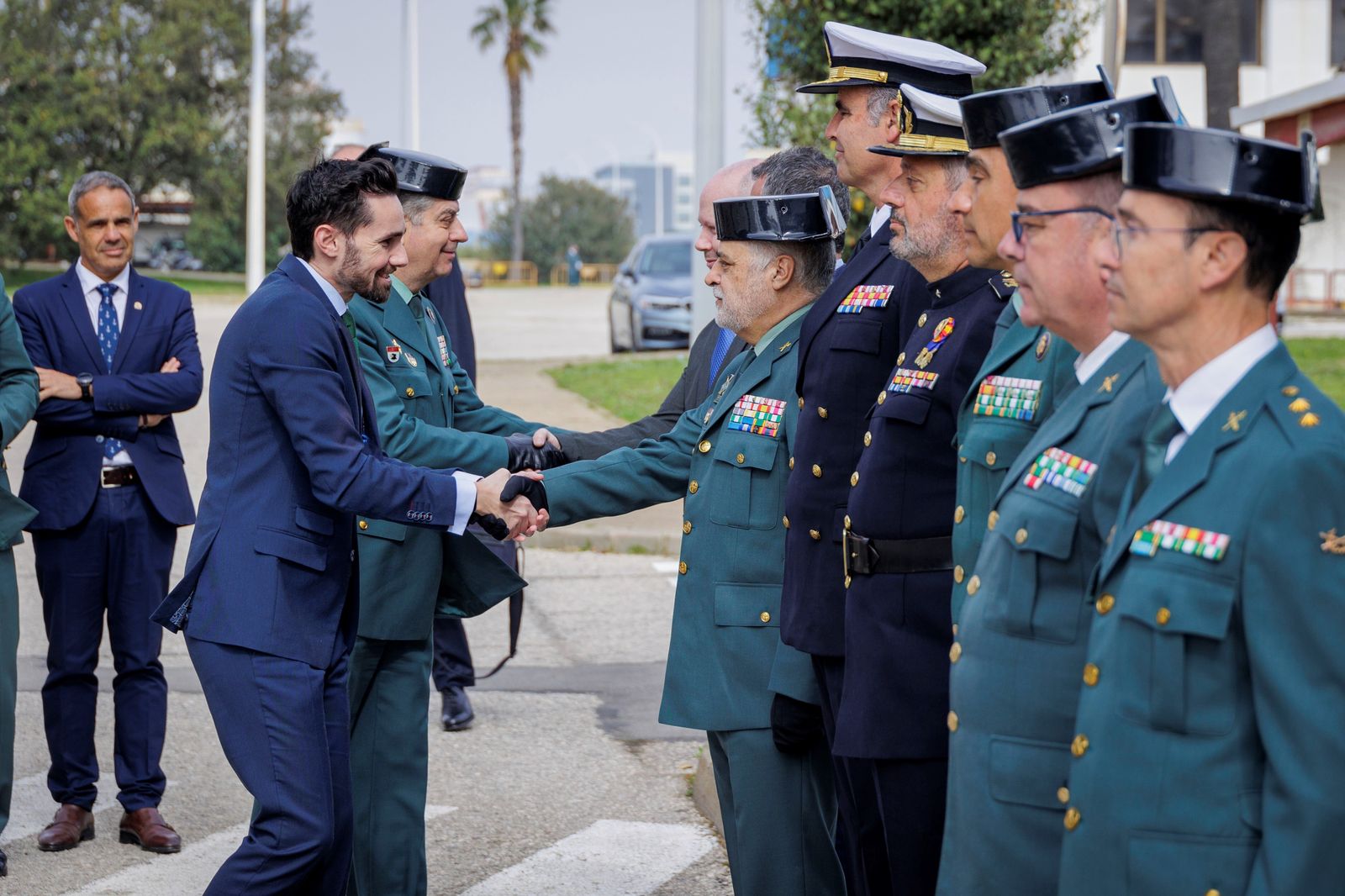 Inauguración de la Escuela de Servicio Marítimo de la Guardia Civil.