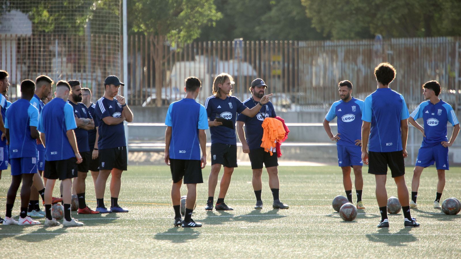 Primer entrenamiento del Xerez CD en el campo de La Granja
