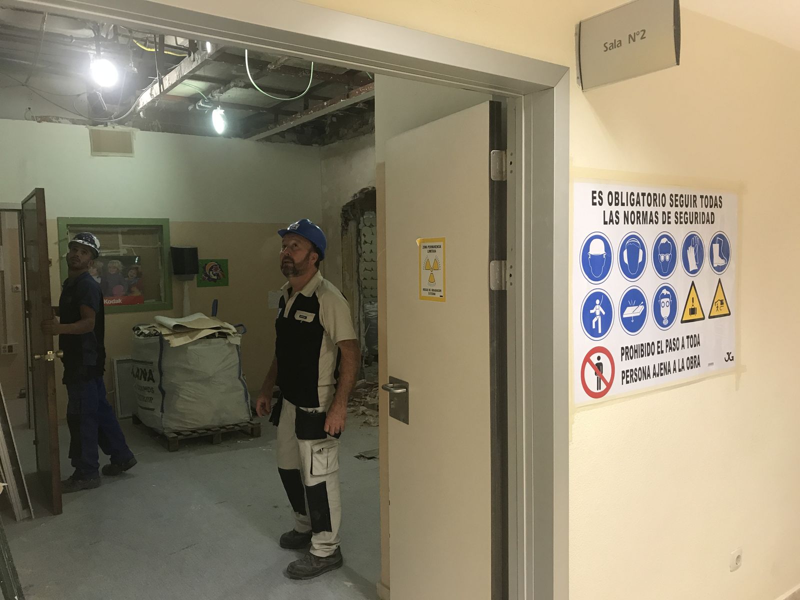 Sala donde se ubicará la resonancia en el centro