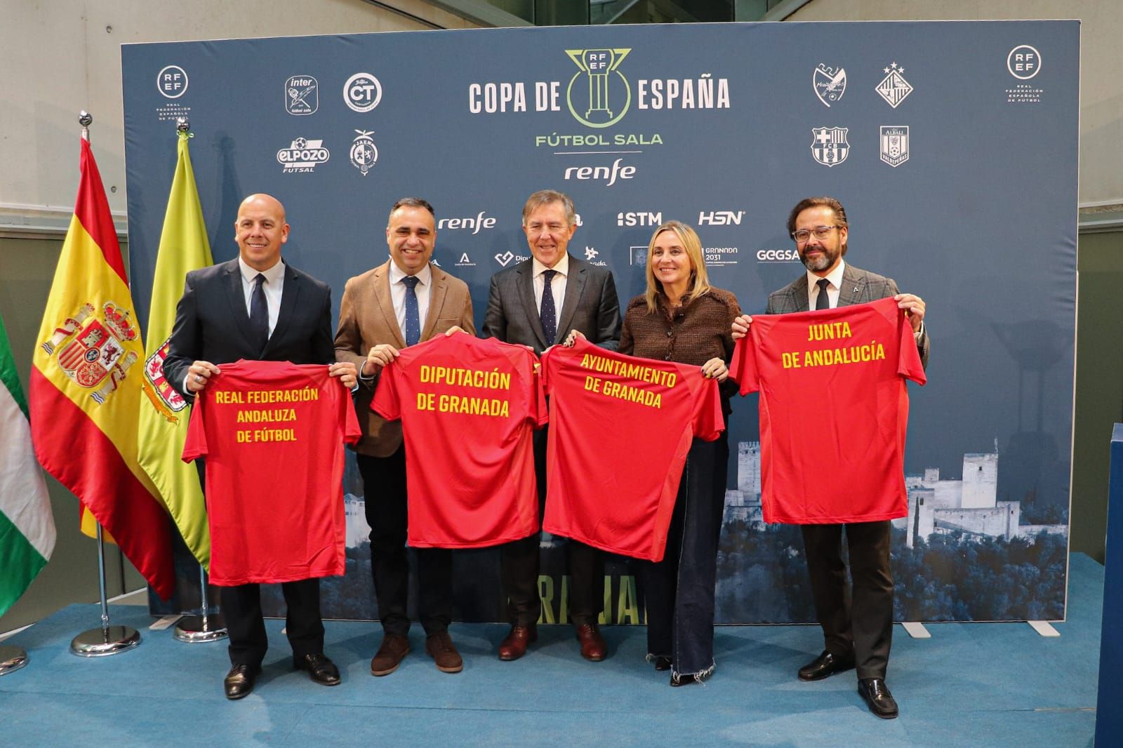 Un momento de la presentación del torneo celebrada este jueves en Granada