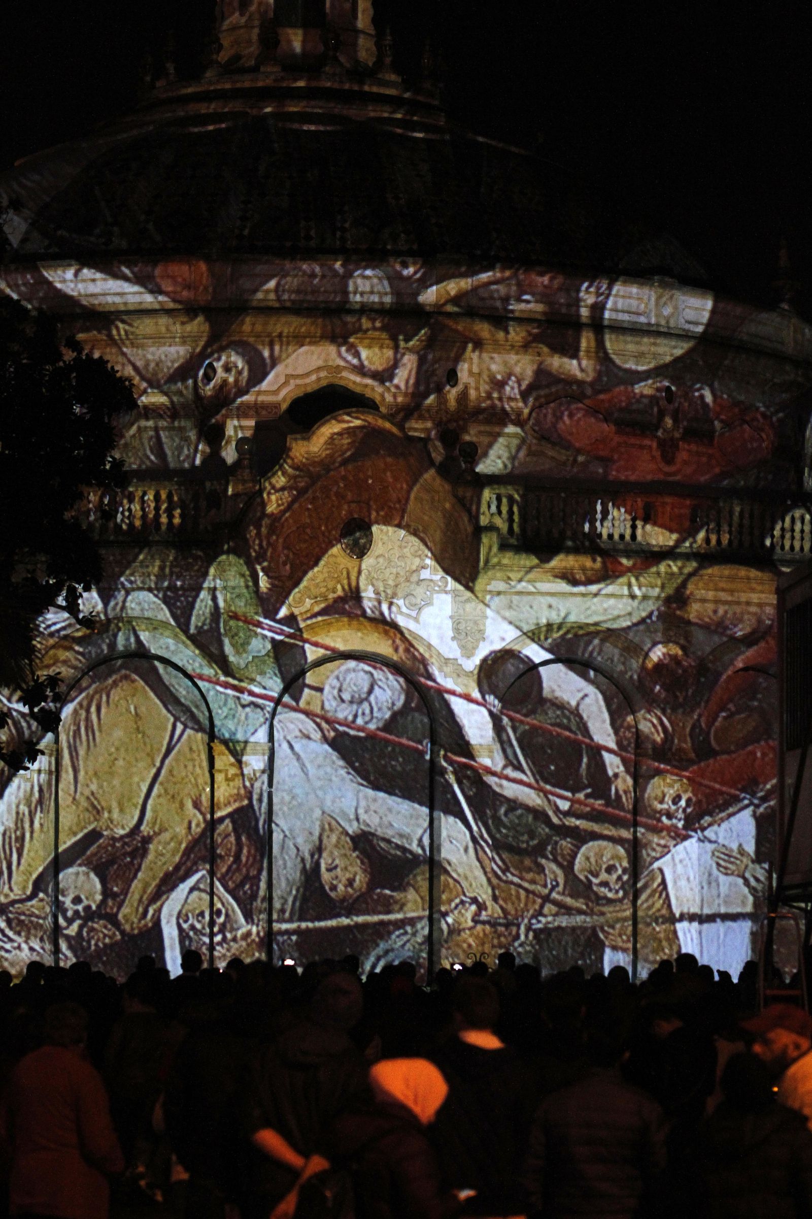 El 'mapping' de Murillo en el Casino de la Exposición