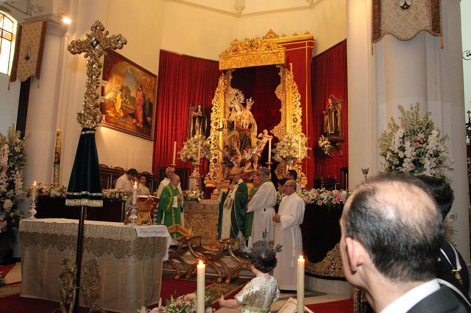Imágenes de la bendición de la Virgen del Carmen